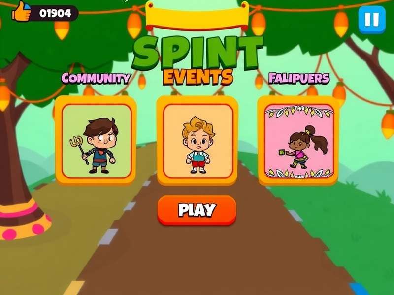 Holi Sprint Adventure gameplay screenshot